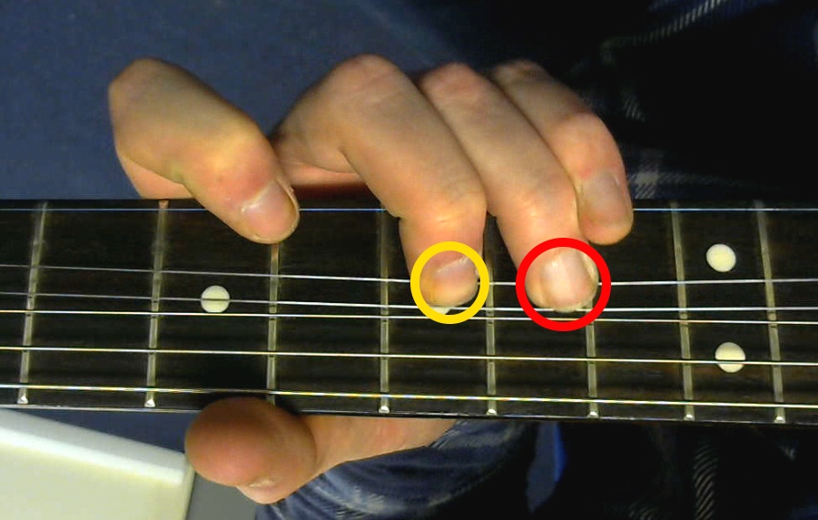 two finger string bending two finger string bending