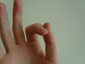 Holding the pick - make an O with your index finger and thumb