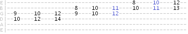 harmonized C mixolydian scale in 3rds