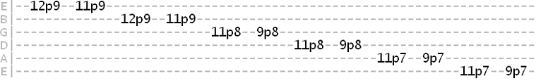 major scale pedal point pull offs