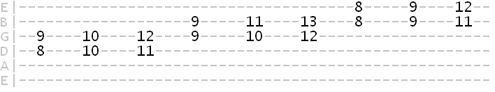 harmonized C phrygian dominant scale in 4ths