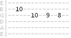 4 chord chromatic phrase