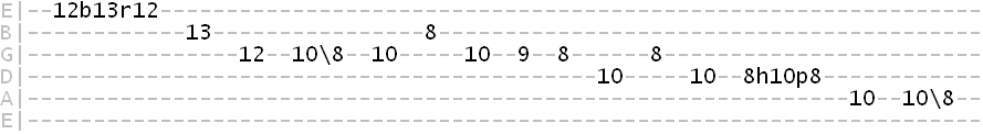 run down major and minor pentatonic over the V chord