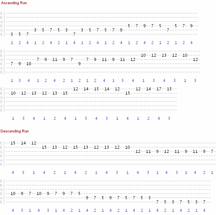 large major scale run exercises