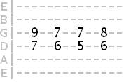 noodling a two string phrase