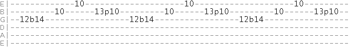 repeating bending lick