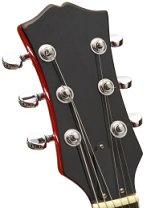 guitar headstock with 3 tuners per side guitar headstock with 3 tuners per side