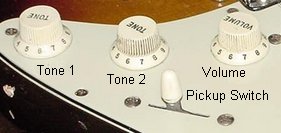 electric guitar controls electric guitar controls
