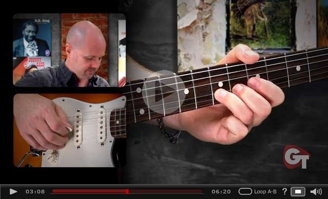 blues guitar vibrato video lesson