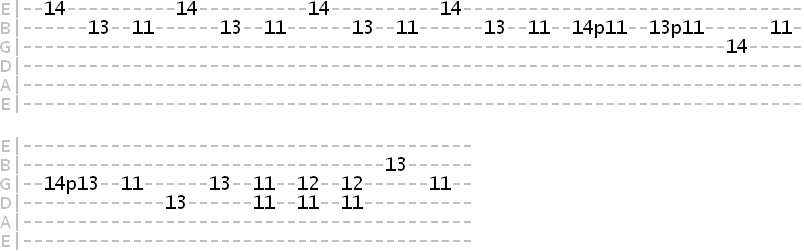 bluesy b5 lick