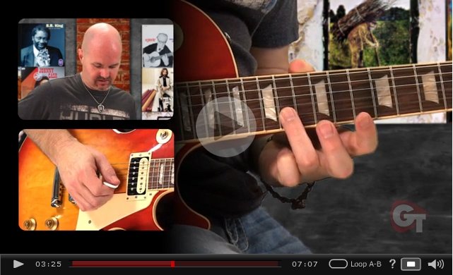 major minor blues lick video