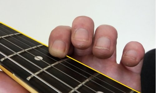 finger rolling on 1st string